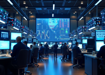 US midday market brief: S&P 500 retreats 1.1% as traders weigh earnings, geopolitics