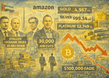 Evening digest: Bitcoin slides below $90K, Amazon layoffs mount, gold at record highs