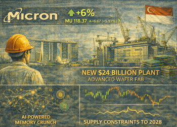 Micron stock surges over 6% today after expansion plan reinforces bullish outlook