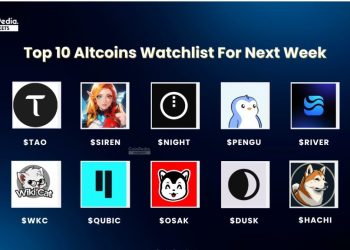 CP Markets Top 10 Crypto Altcoins Watchlist For Next Week With Price Target.