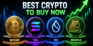 Best Crypto to Buy Now: $GRUNTLE Hits $104k as SUI Rallies 6.6%